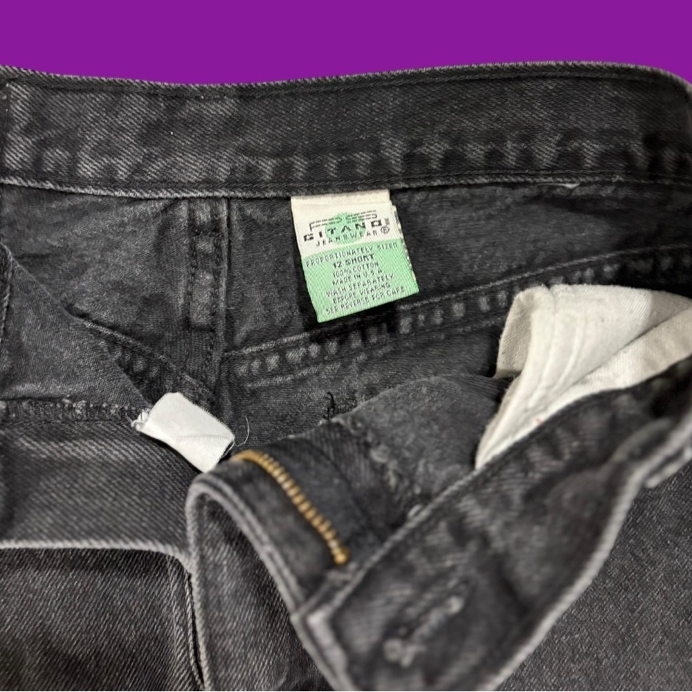 90s Gitano Black Tapered Jeans - Picture 4 of 4